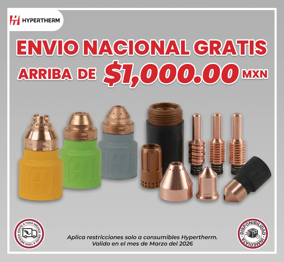 Consumibles de corte por plasma Banner Promocional