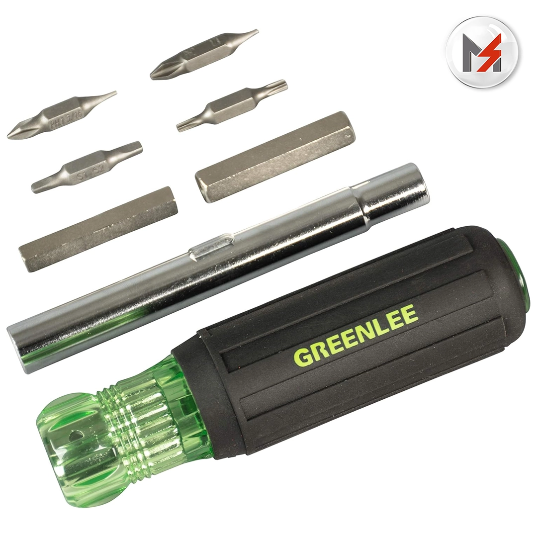 DESTORN. DE PUNTAS INTERCAMBIABLES 11 EN 1 GREENLEE GREENLEE 0153-47C - Mersol Sureste México