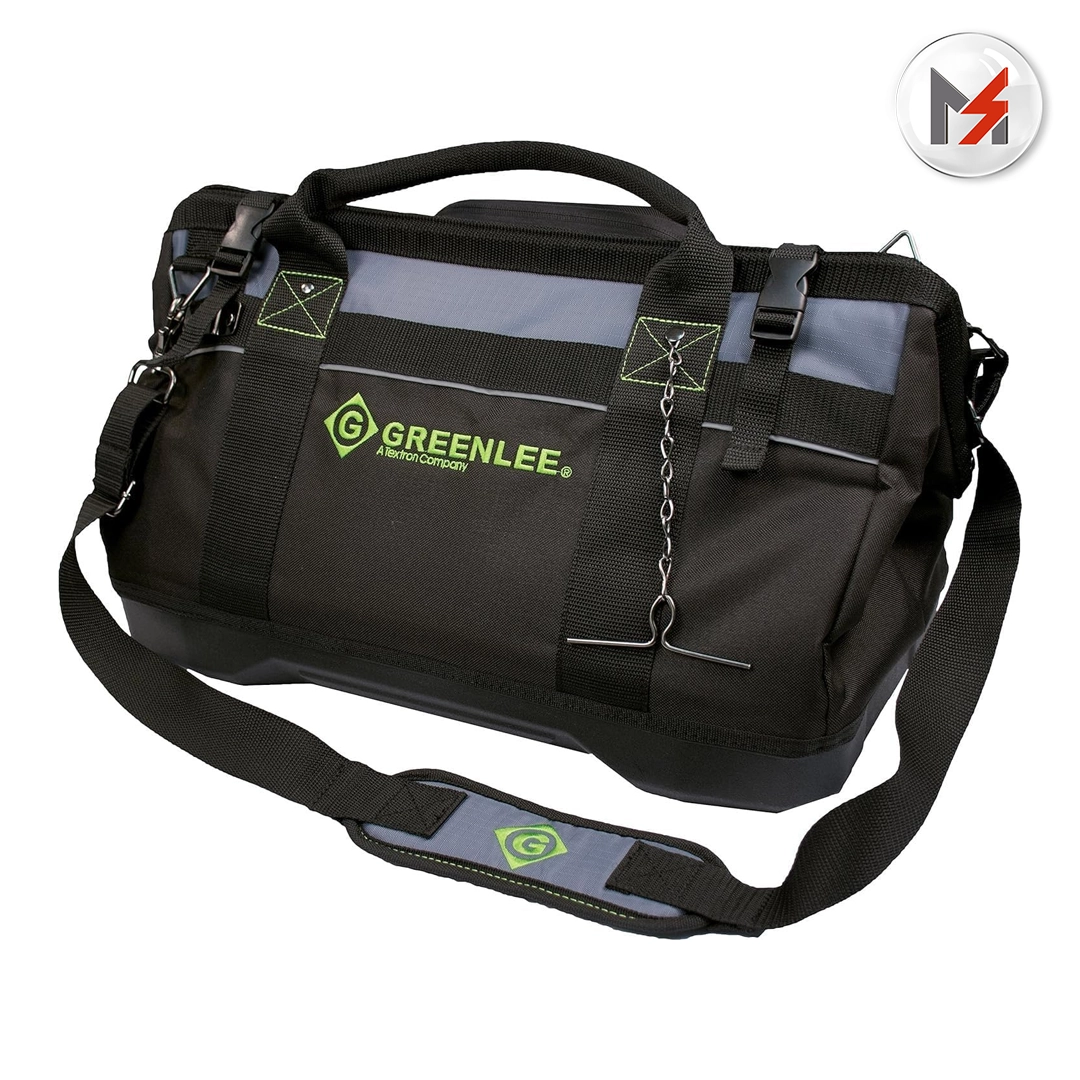 MALETA HERRAMIENTAS RESISTENTE CON MULTIPLES BOLSILLOS  18 GREENLEE 0158-22 - Mersol Sureste México
