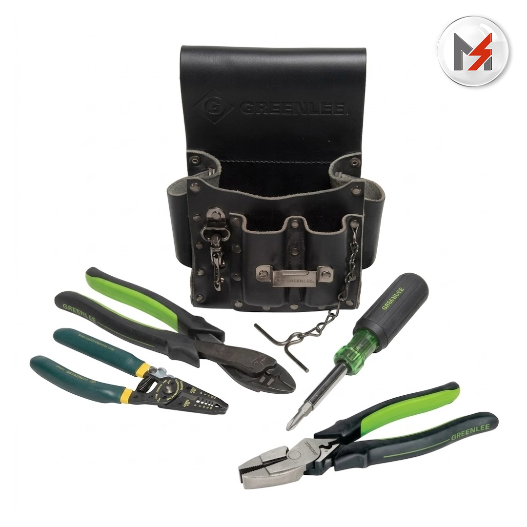 JGO. HERRAMIENTAS BASICAS PARA INSTALACION 5 PZS GREENLEE