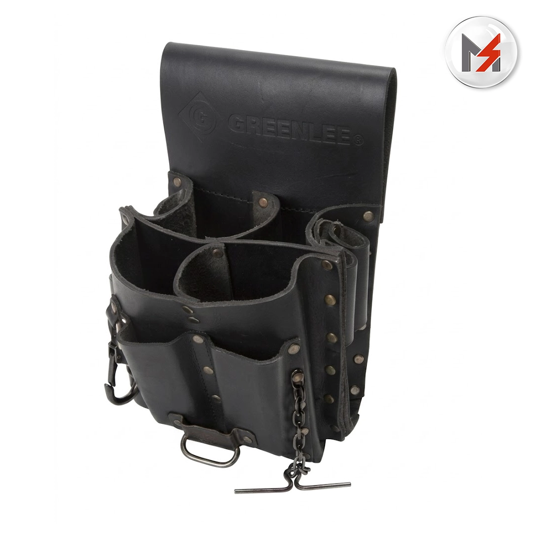 ESTUCHE DE CUERO CON 8 BOLSILLOS  GREENLEE
