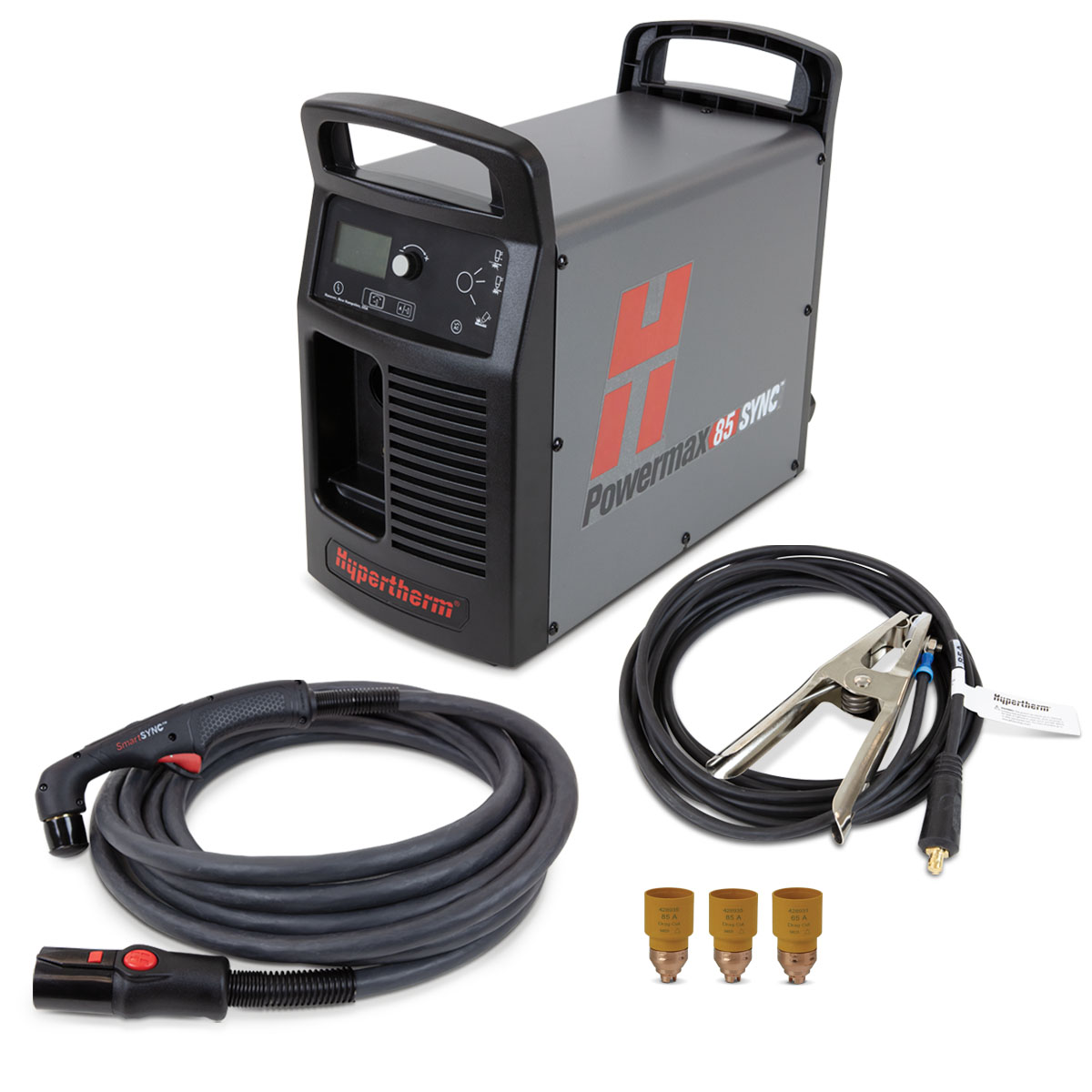 POWERMAX85 SYNC 200-600V 1/3-PH/CSA/75Grados TORCH/7.6M HYPERTHER