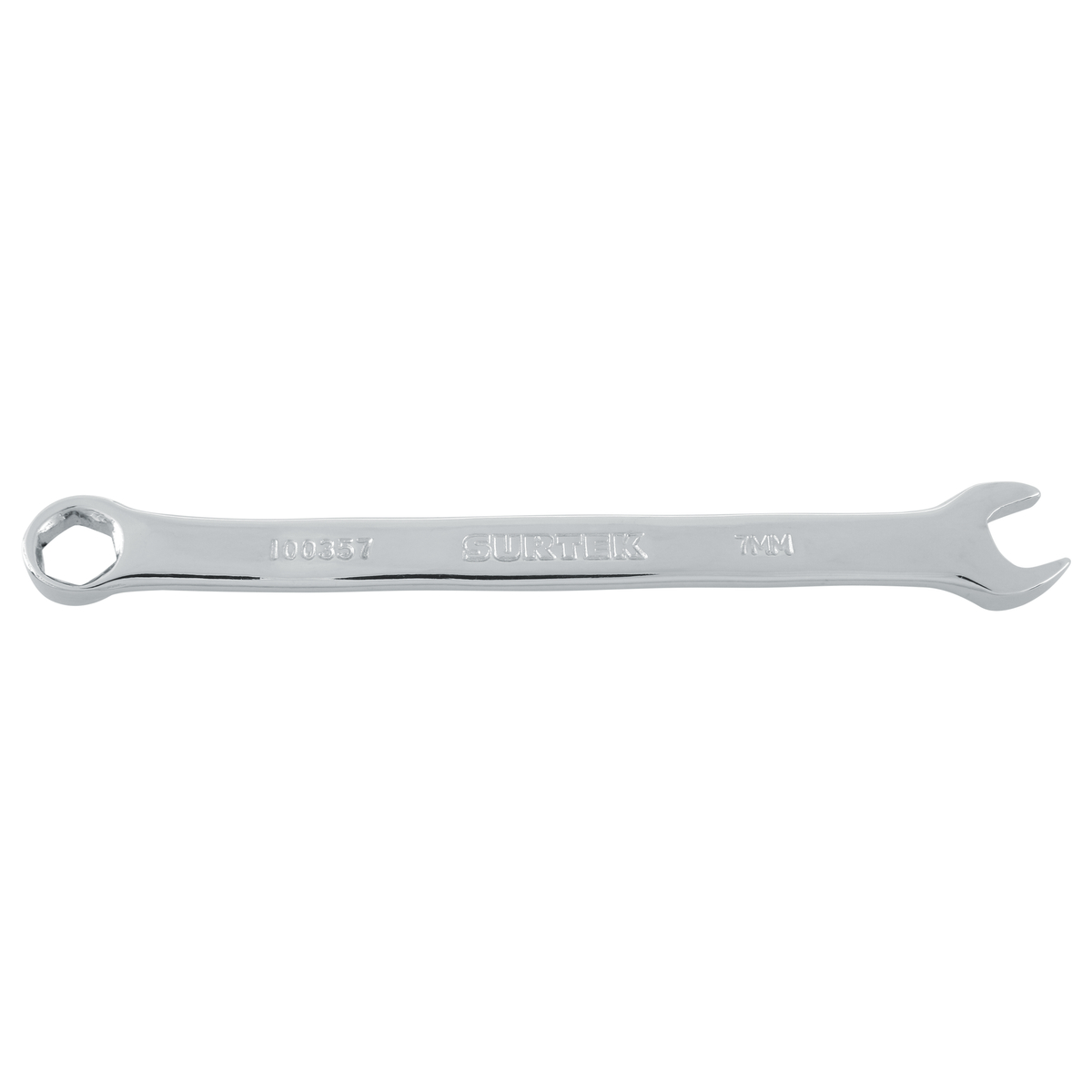 LLAVE COMBINADA PULIDO ESPEJO 12 PUNTAS 7MM SURTEK SURTEK 100357 - Mersol Sureste México
