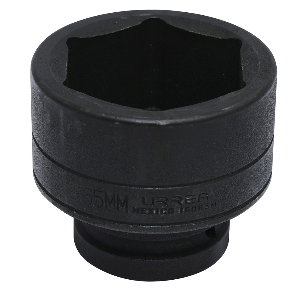 DADO DE IMPACTO CUADRO DE 1" 6 PUNTAS METRICO 65 MM URREA URREA 10065M - Mersol Sureste México