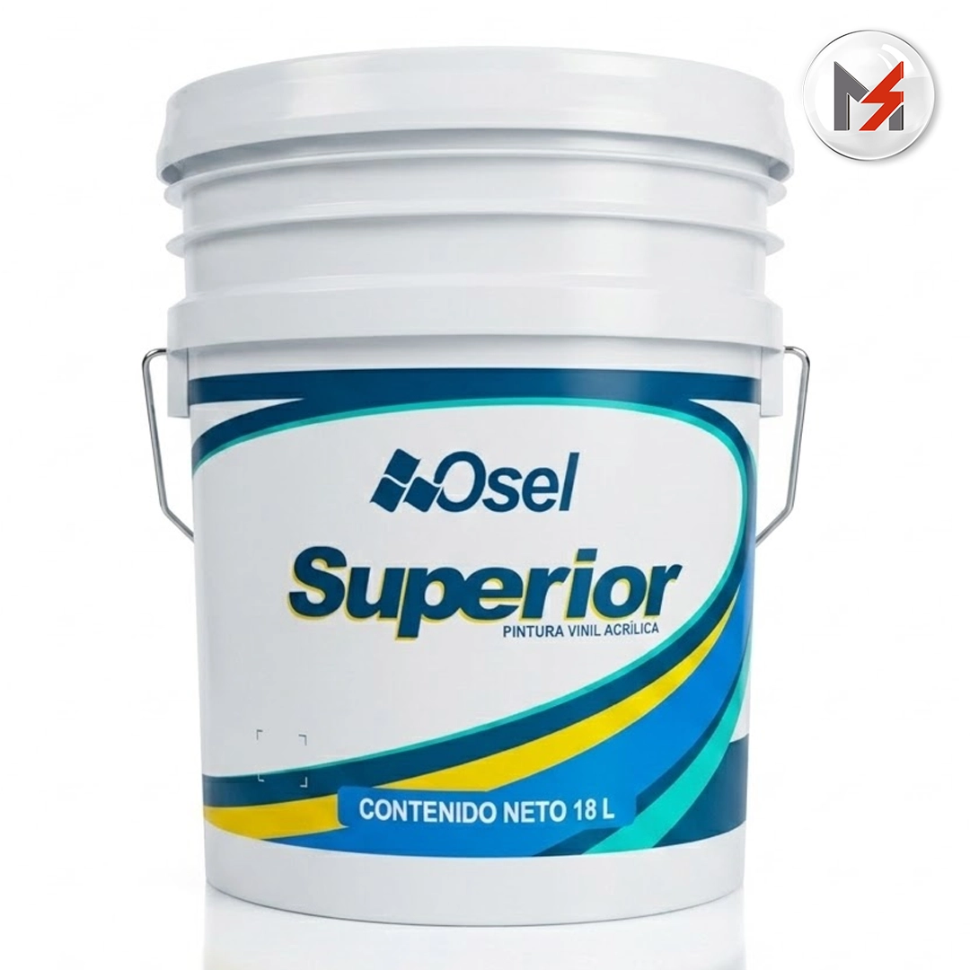PINTURA EMULSIONADA MATE BLANCO CONTRATOS 18L OSEL OSEL 1021-Q - Mersol Sureste México