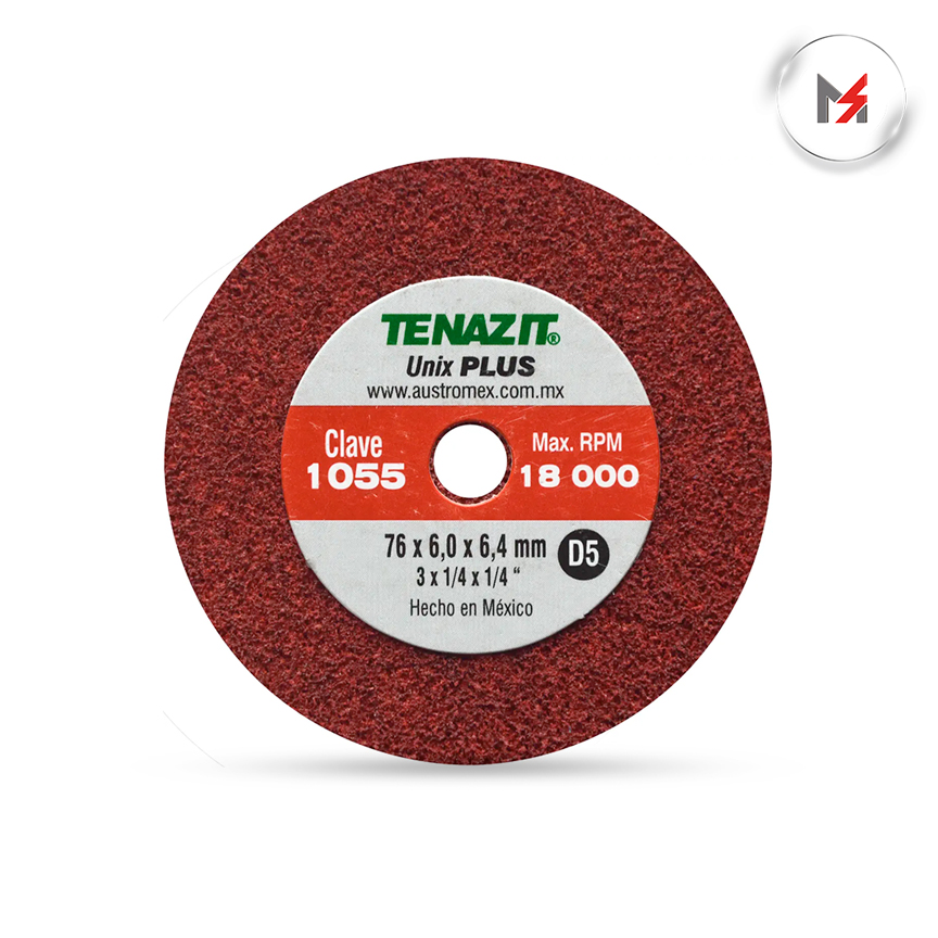 RUEDA DESBASTE 3X1/4X1/4 UNIXPLUS AUSTROMEX AUSTROMEX 1055 - Mersol Sureste México