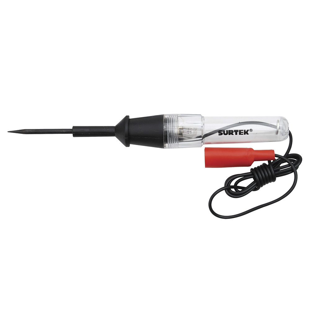 PROBADORES DE VOLTAJE DE CORRIENTE DIRECTA 6-12V 21.5CM SURT SURTEK 107303 - Mersol Sureste México
