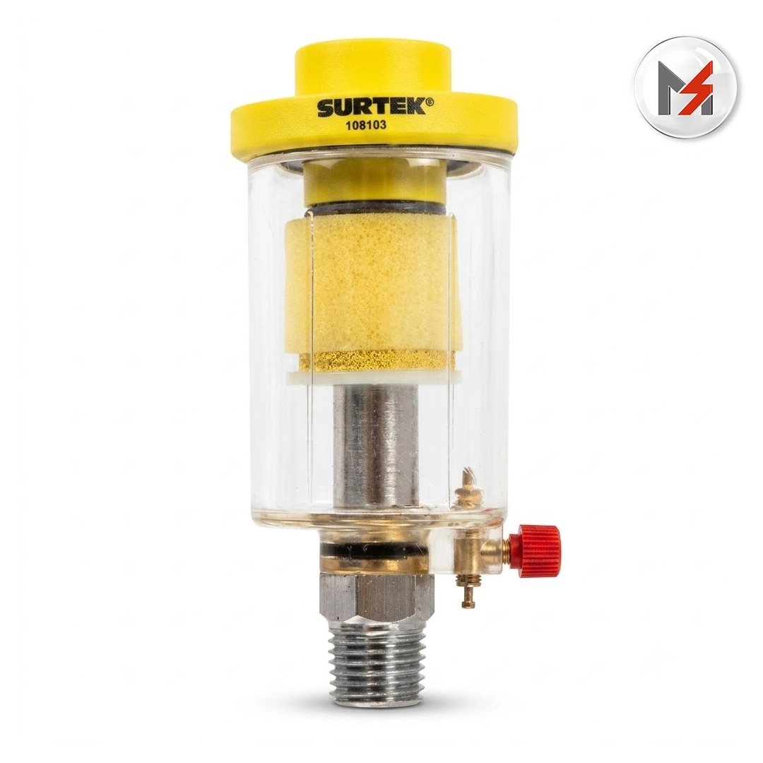FILTRO SEPARADOR AGUA Y ACEITE 1/4" NPT SURTEK