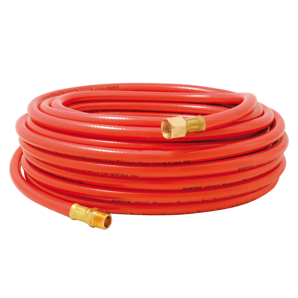 MANGUERA PARA AIRE DE BAJA PRESION 1/4in X 15 M SURTEK SURTEK 108147 - Mersol Sureste México