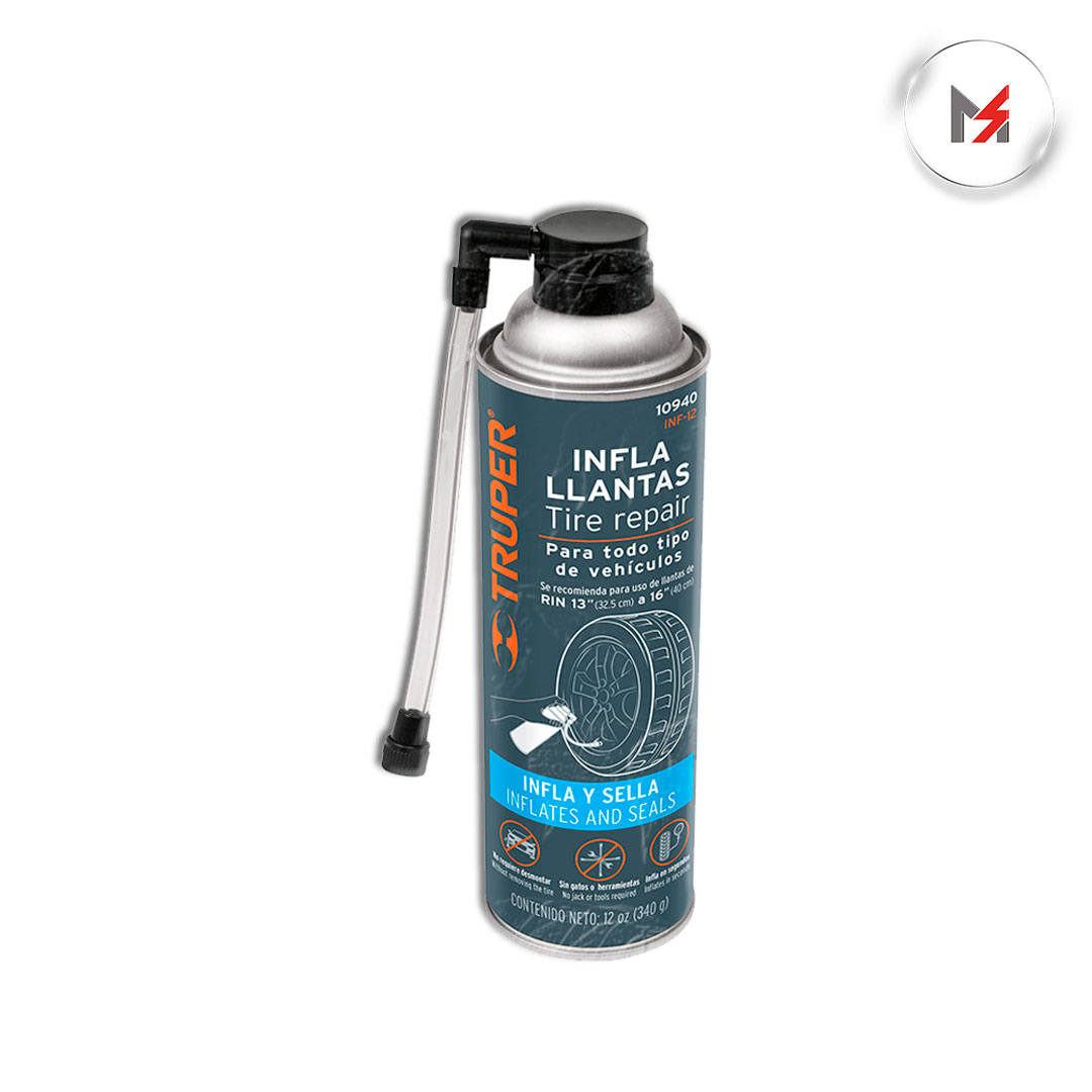 INFLADOR DE LLANTAS 12 OZ TRUPER TRUPER 10940 - Mersol Sureste México