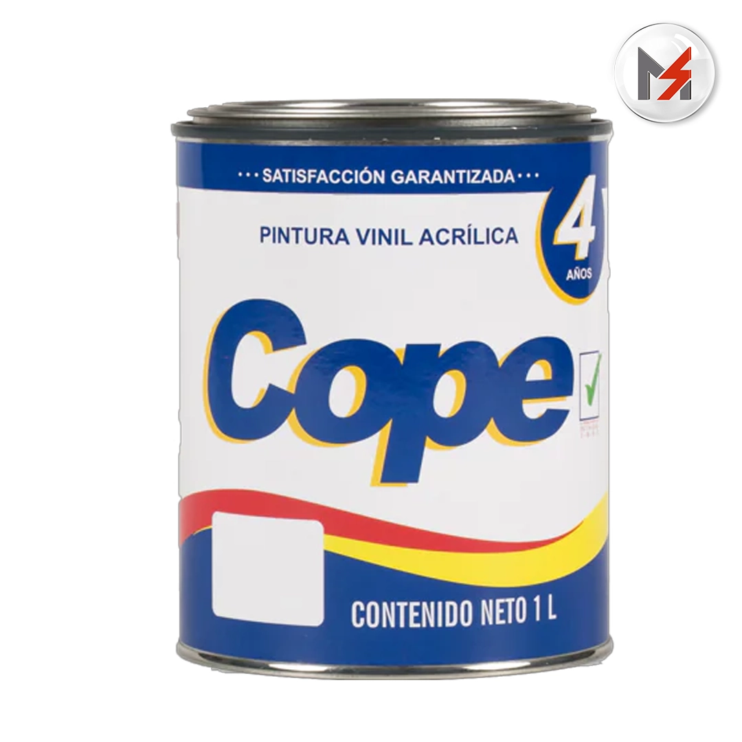 PINTURA EMULSIONADA MATE BLANCO BASE W LITRO OSEL COPE OSEL 1121-L - Mersol Sureste México