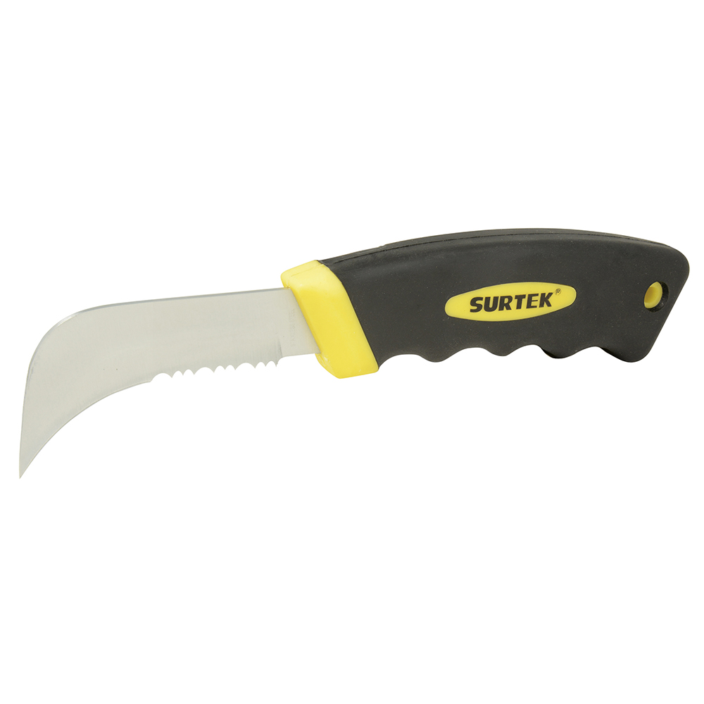 CUCHILLO DENTADO DE LINOLEO 8in MANGO BIMATERIAL SURTEK SURTEK 120127 - Mersol Sureste México
