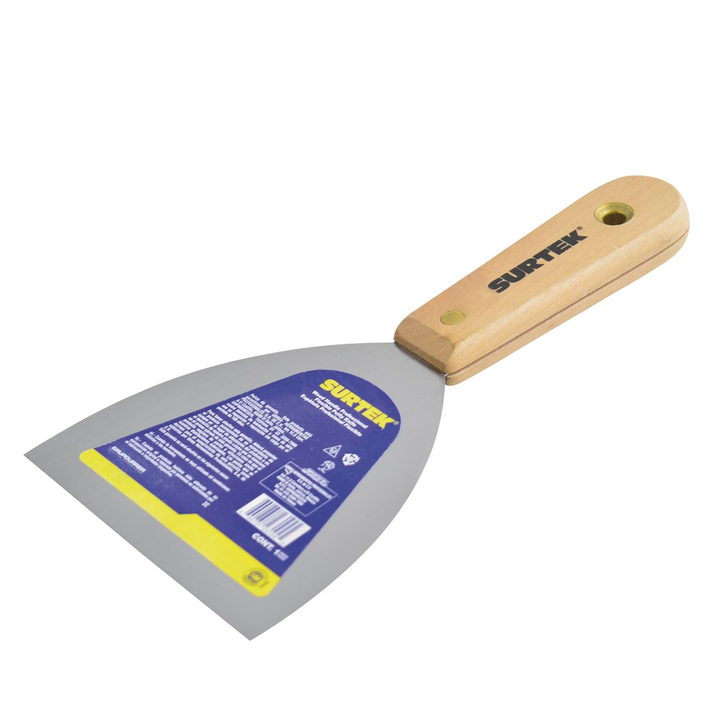 ESPATULA FLEXIBLE MANGO DE MADERA 2in SURTEK SURTEK 123102 - Mersol Sureste México
