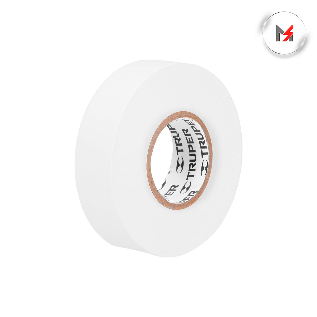 CINTA DE AISLAR No 33 18M BLANCA TRUPER TRUPER 12506 - Mersol Sureste México
