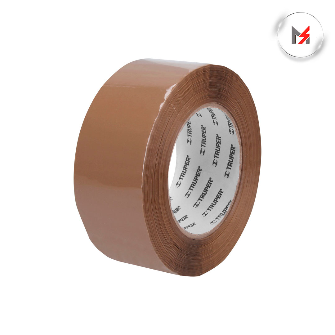 CINTA DE EMPAQUE CANELA 150M TRUPER TRUPER 12556 - Mersol Sureste México