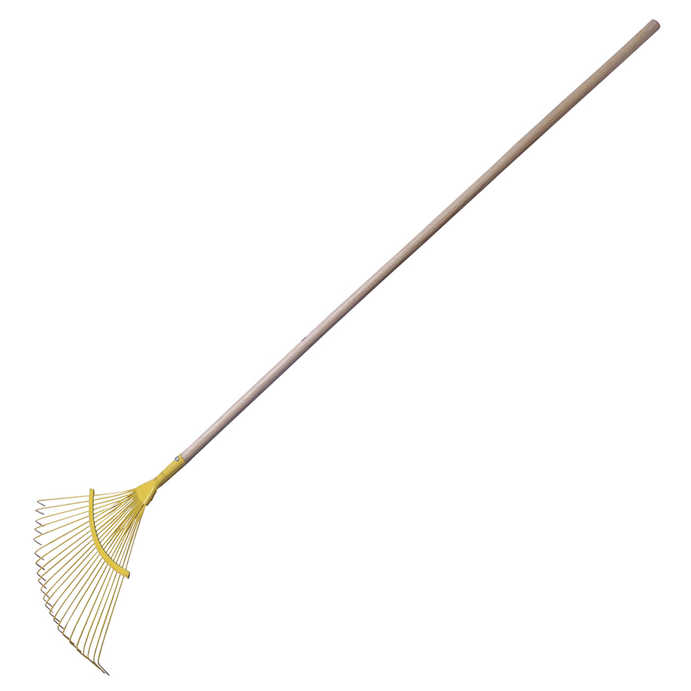 ESCOBA METALICA CURVA PARA JARDIN 22 DIENTES REDONDOS SURTEK 130596 - Mersol Sureste México