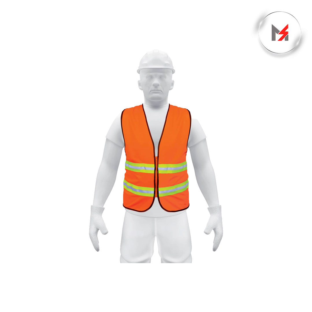 CHALECO DE SEGURIDAD NARANJA ALTA VISIBILIDAD C/CIERRE TRUPE TRUPER 13473 - Mersol Sureste México