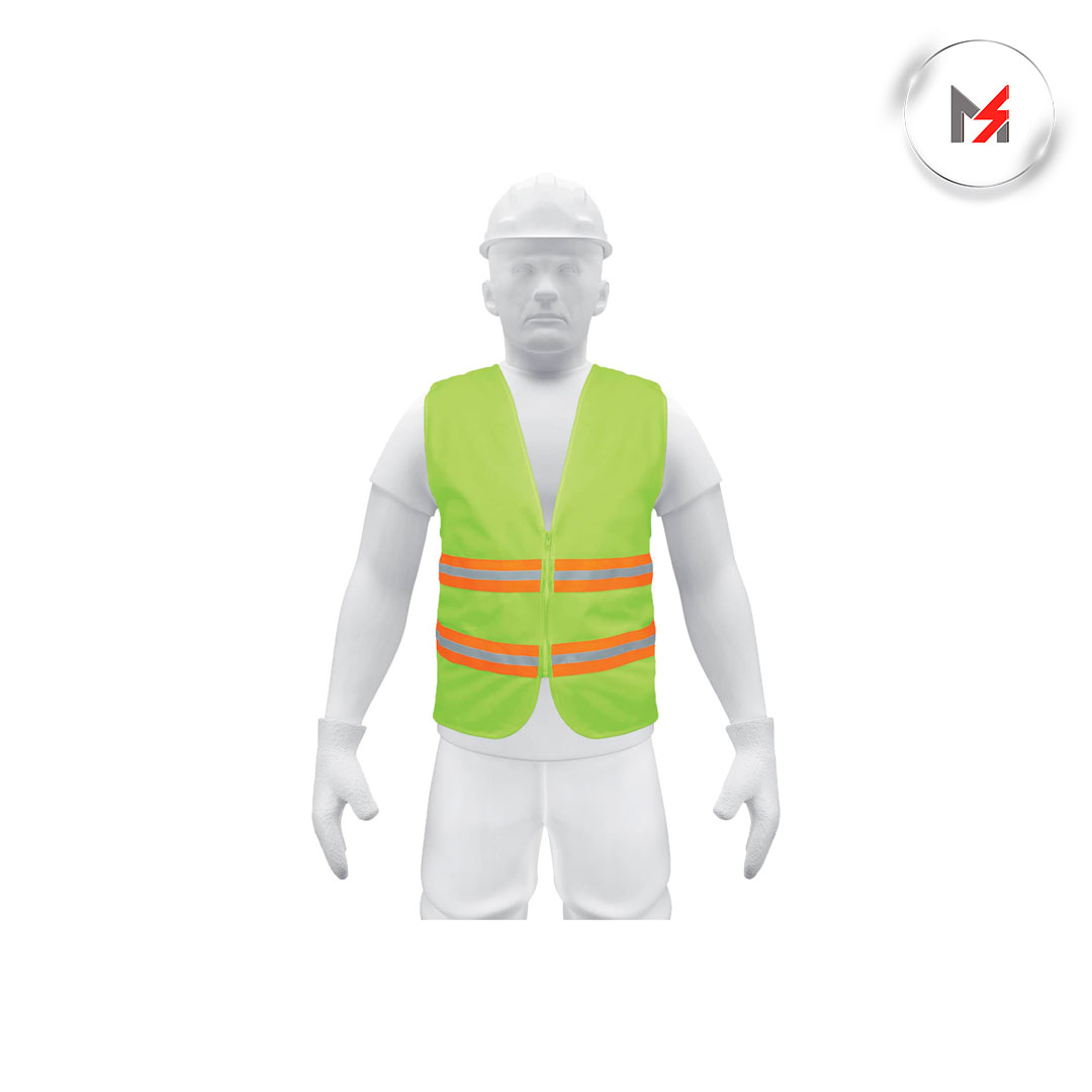 CHALECO DE SEGURIDAD VERDE ALTA VISIBILIDAD C/CIERRE TRUPE TRUPER 13474 - Mersol Sureste México