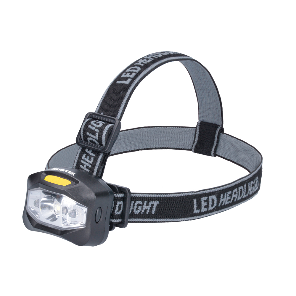 LINTERNA LED PARA CABEZA 1 CREE 3 FUNCIONES 3AAA SURTEK SURTEK 135907 - Mersol Sureste México