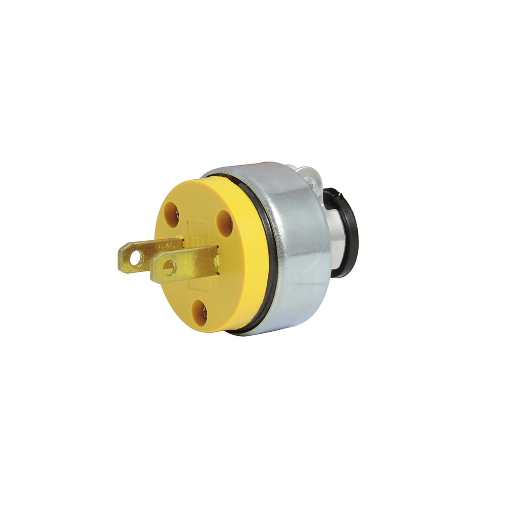 CLAVIJA BLINDADA ABRAZADERA POLARIZADA 15A 127V SURTEK SURTEK 136505 - Mersol Sureste México