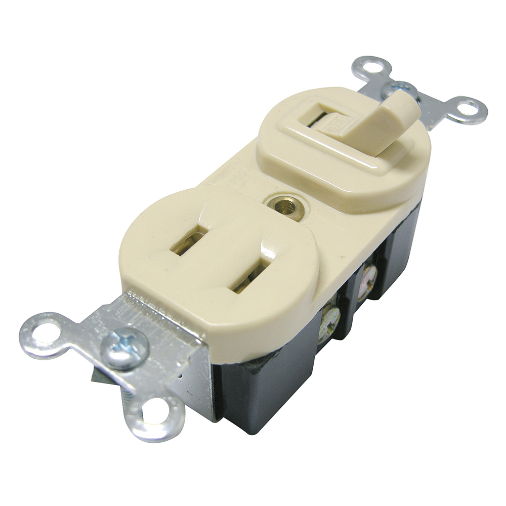 APAGADOR PALANCA Y CONTACTO ATERRIZADO 15A 127V SURTEK SURTEK 136550 - Mersol Sureste México