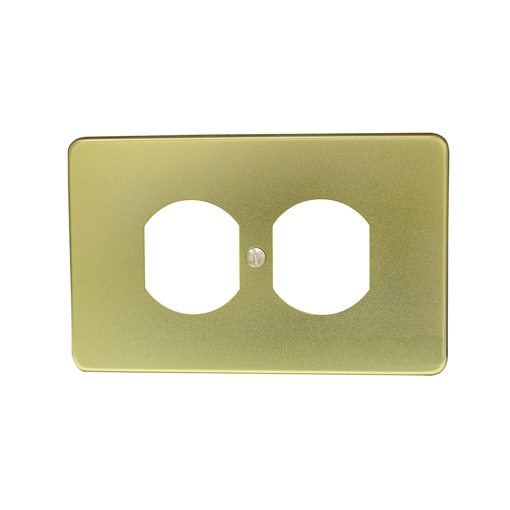 PLACA ALUMINIO PARA CONTACTO DUPLEX SURTEK SURTEK 136607 - Mersol Sureste México