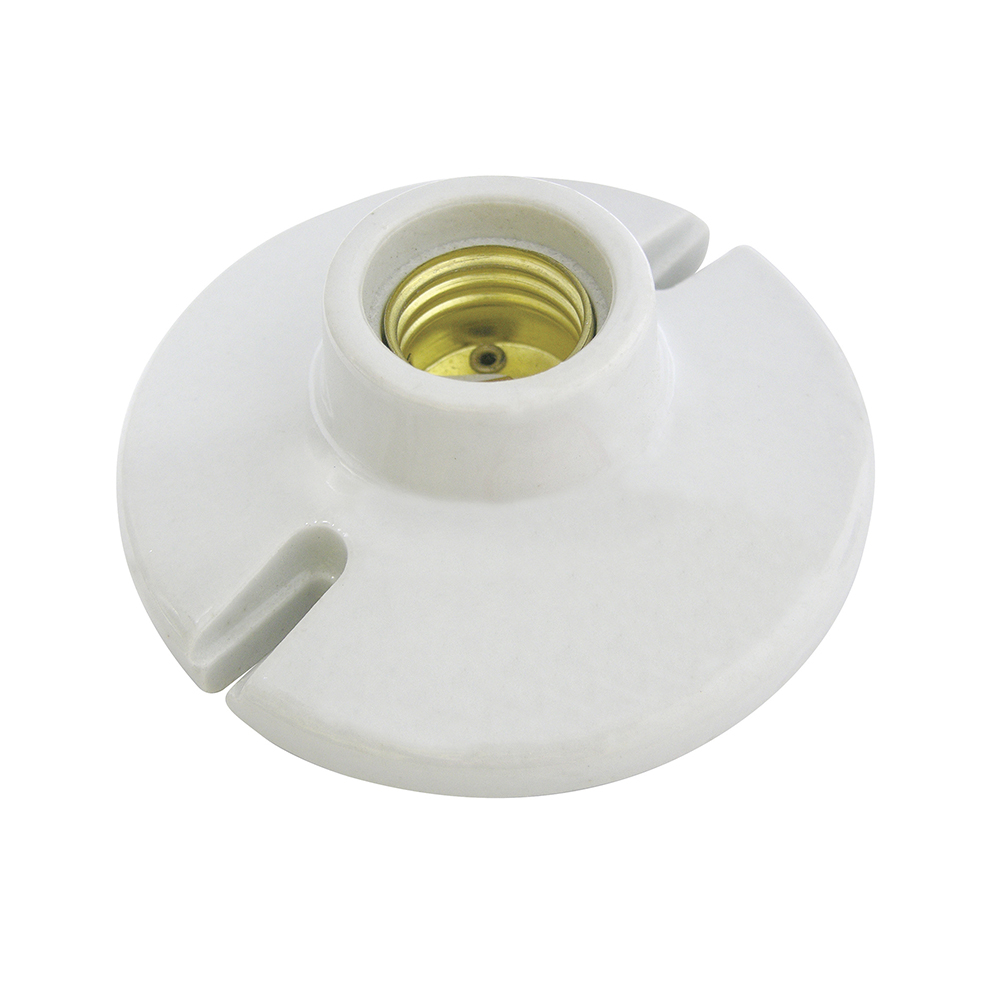 PORTALAMPARA DE PORCELANA REDONDO PARA TECHO 3in 127V X SUR SURTEK 136663 - Mersol Sureste México