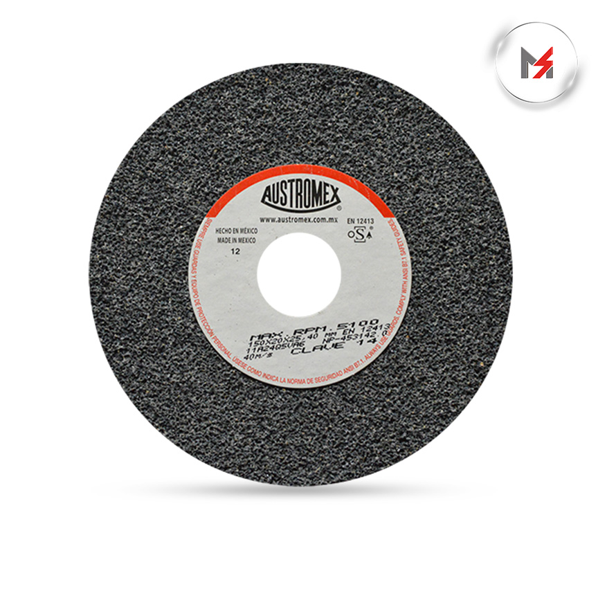 RUEDA ABRASIVA TIPO 1 PARA METAL 6 x 3/4 x 1 MOD. 14 AUSTROMEX 14 - Mersol Sureste México