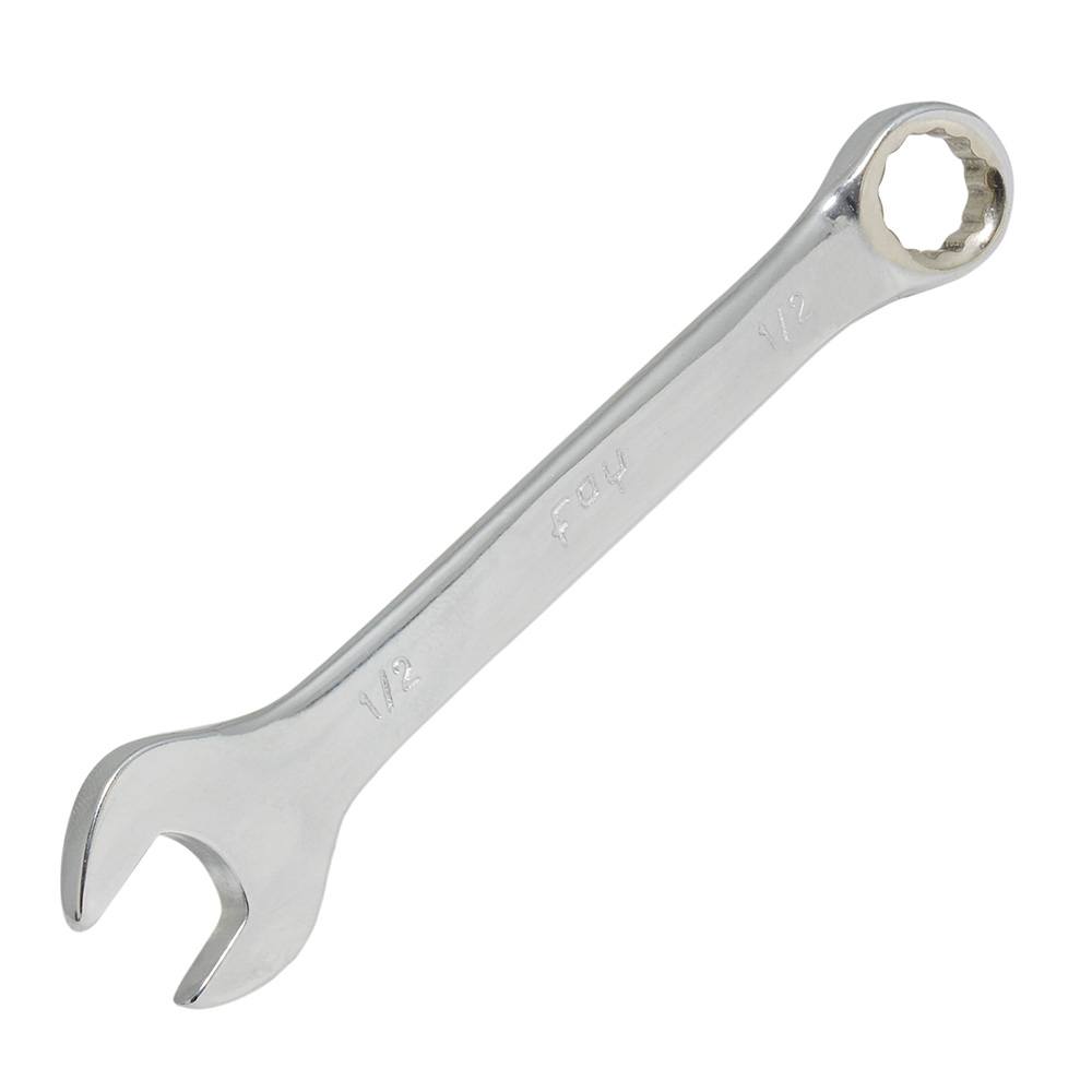 LLAVE COMBINADA PULIDO ESPEJO 12 PUNTAS 1/2in (pvl) FOY FOY 140616 - Mersol Sureste México