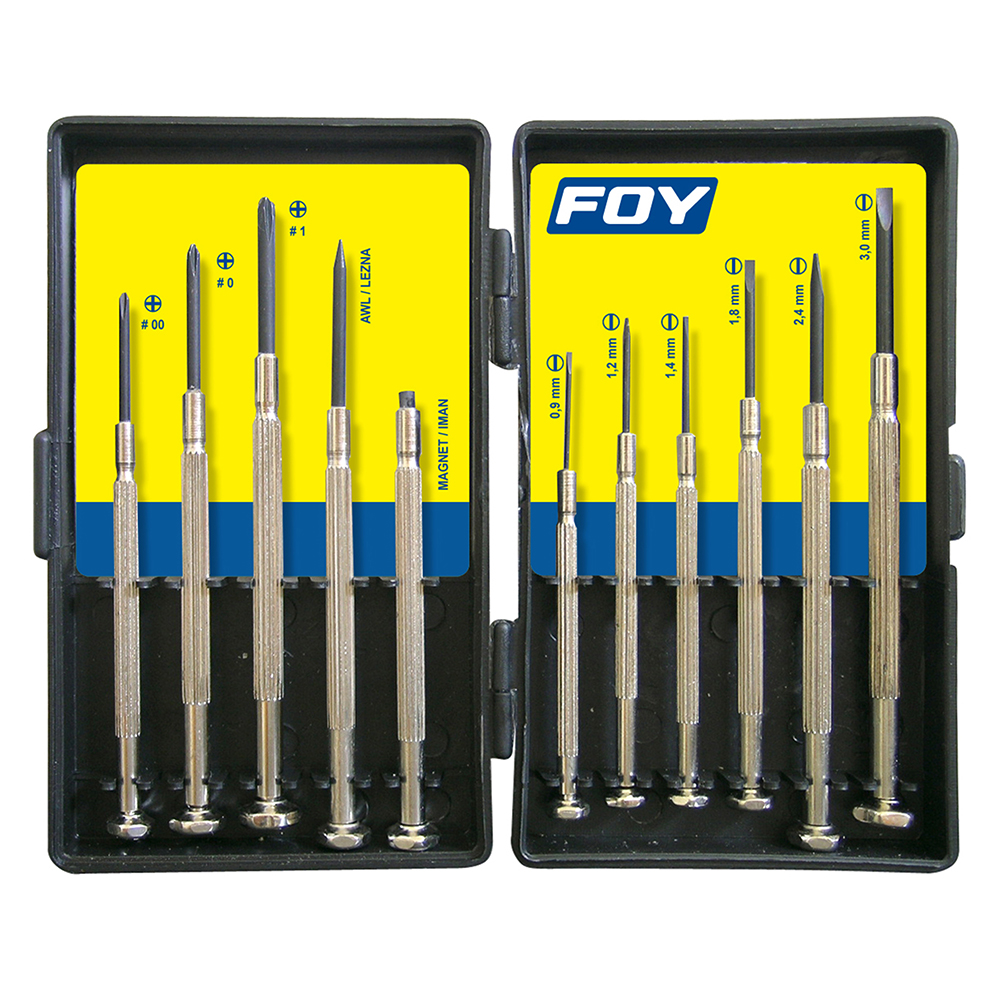 JGO. 11 DESTORNILLADORES DE PRECISION COMBINADO (pvl) FOY FOY 141617 - Mersol Sureste México
