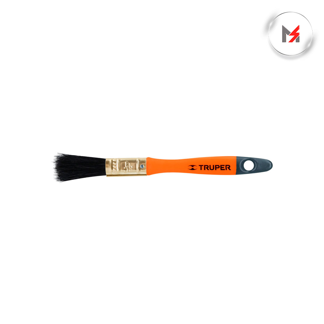 BROCHA CON MANGO DE PLASTICO 1/2 TRUPER TRUPER 14480 - Mersol Sureste México