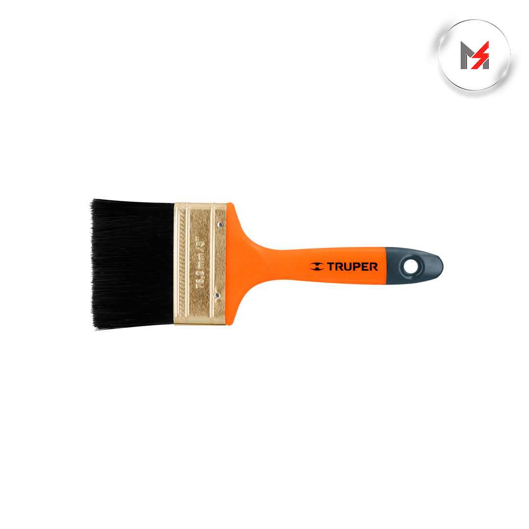 BROCHA 3in PROFESIONAL MANGO DE PLASTICO TRUPER TRUPER 14485 - Mersol Sureste México