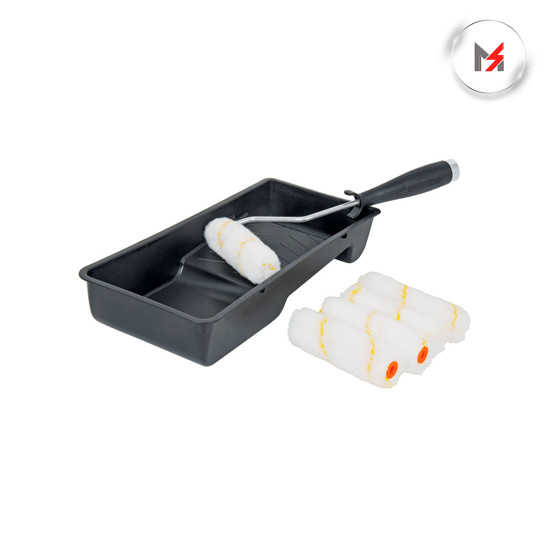 KIT RODILLO P/PINTAR 4 MANERAL CHAROLA Y FELPA TRUPER TRUPER 15023 - Mersol Sureste México