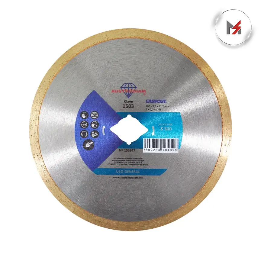 DISCO DIAMANTE 7 x 0.080 x 7/8 DDCR CONSTRUCCION AUSTROMEX