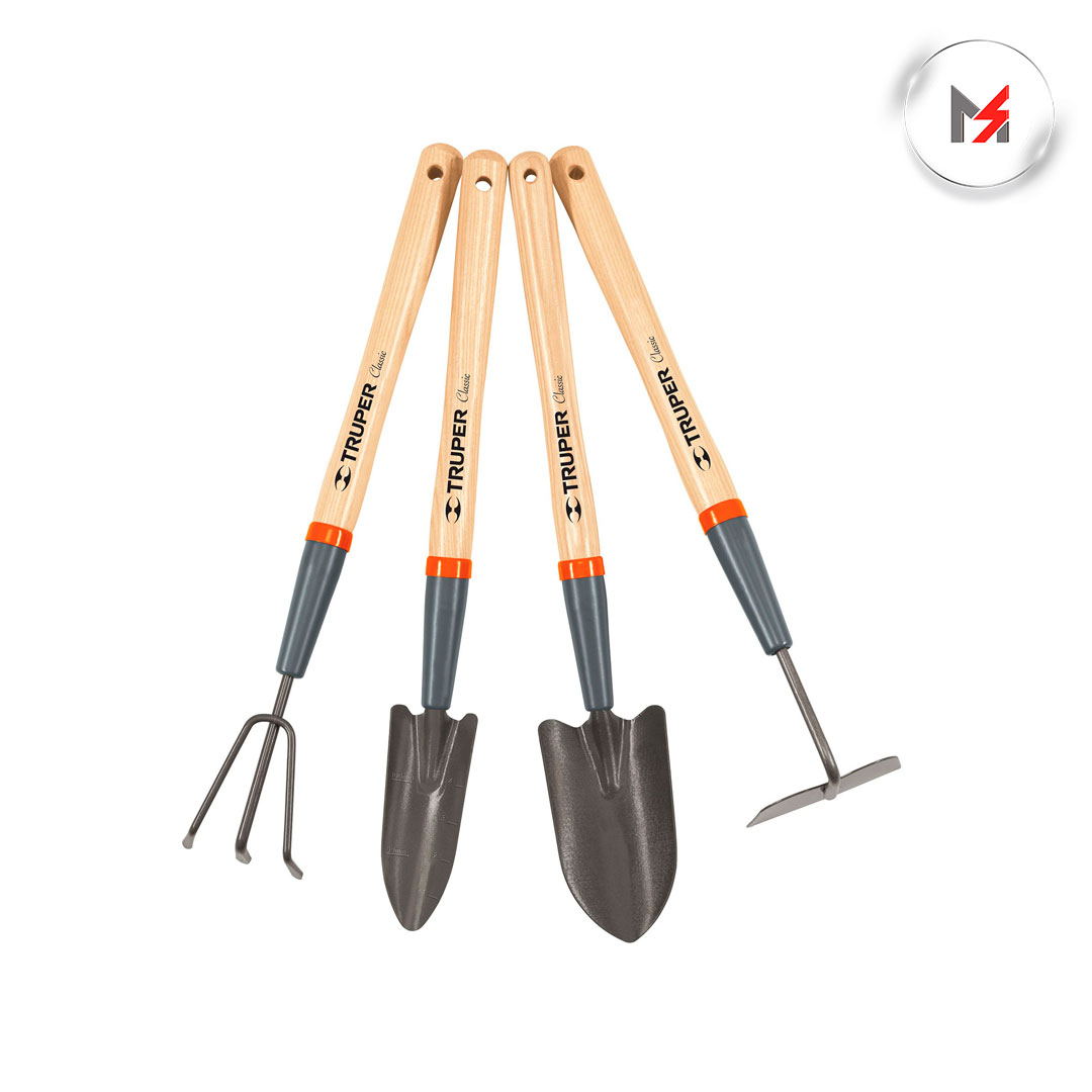 JGO. HERRAMIENTAS PARA JARDIN 4 PIEZAS 15 TRUPER TRUPER 15040 - Mersol Sureste México