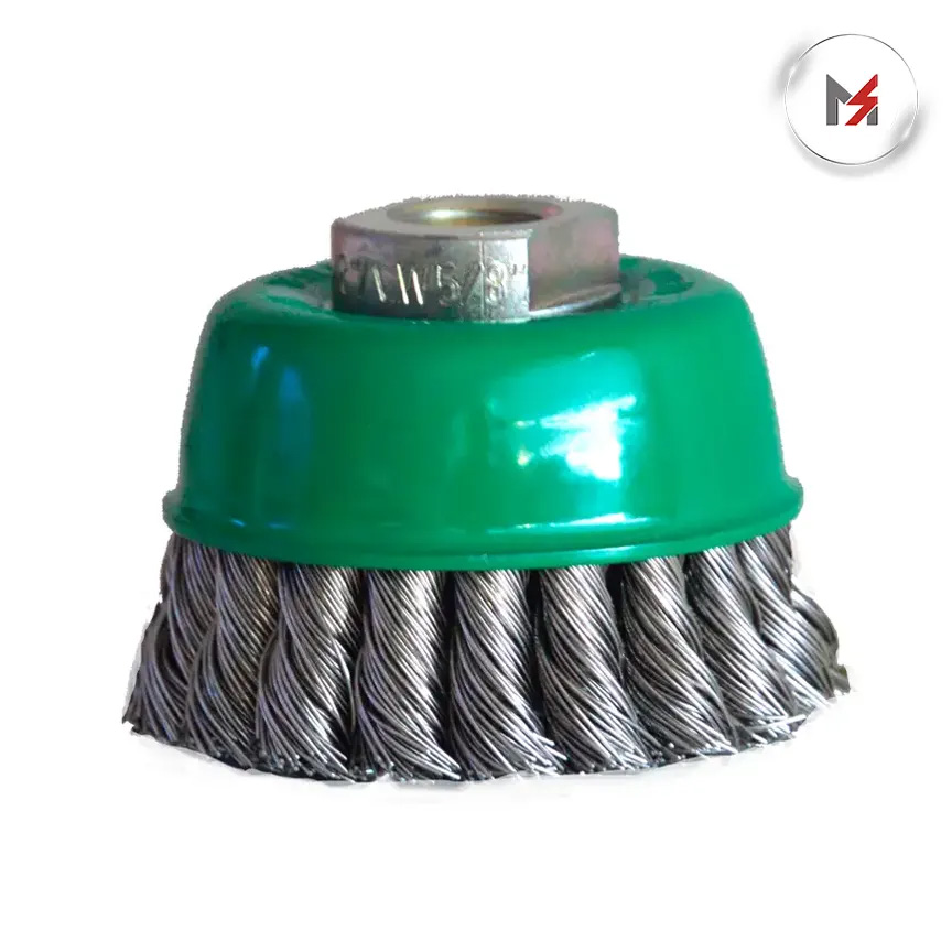CEPILLO TIPO COPA ALAMBRE TRENZADO INOX AUSTROMEX AUSTROMEX 1567 - Mersol Sureste México