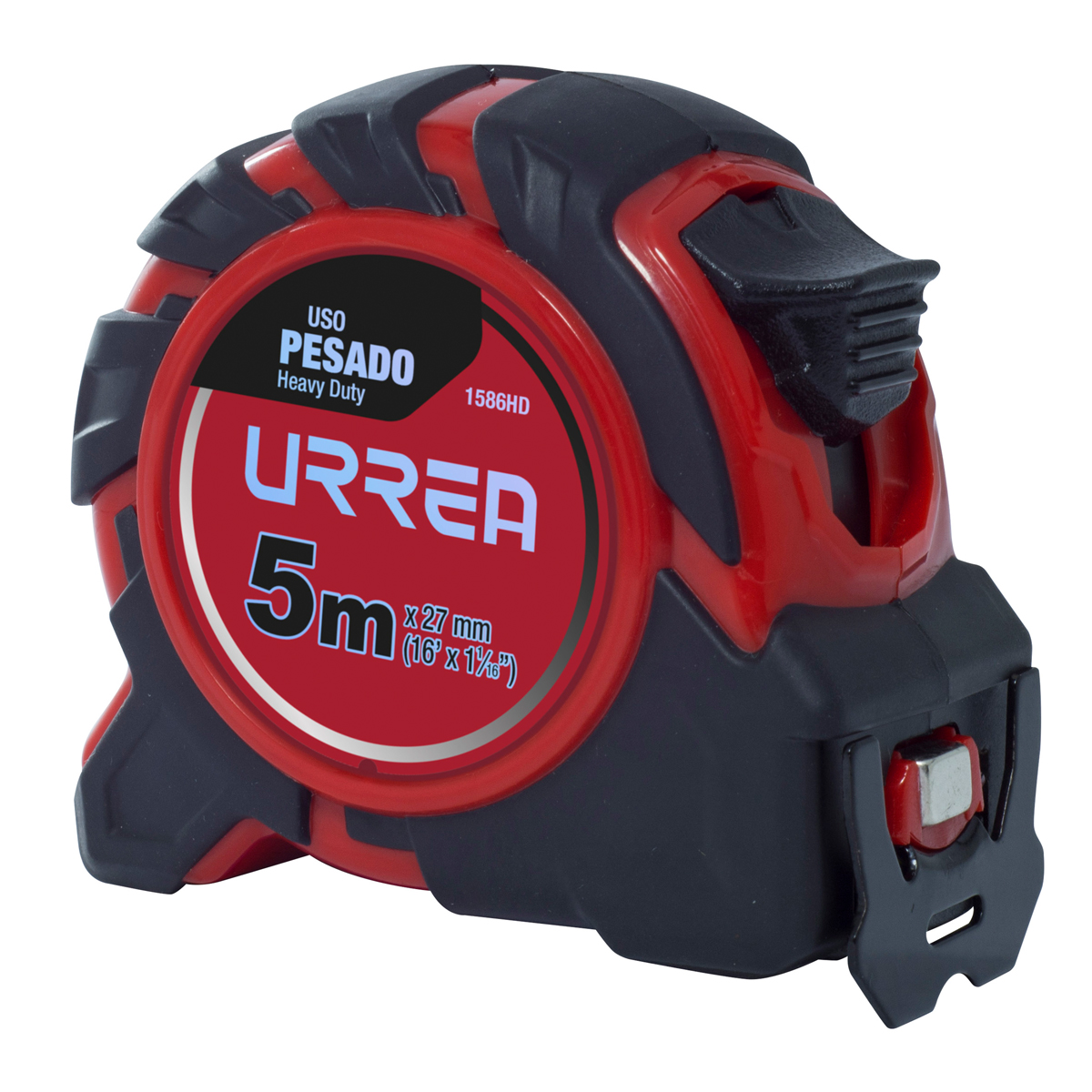 FLEXOMETRO HEAVY DUTY 5M X 27MM URREA URREA 1586HD - Mersol Sureste México