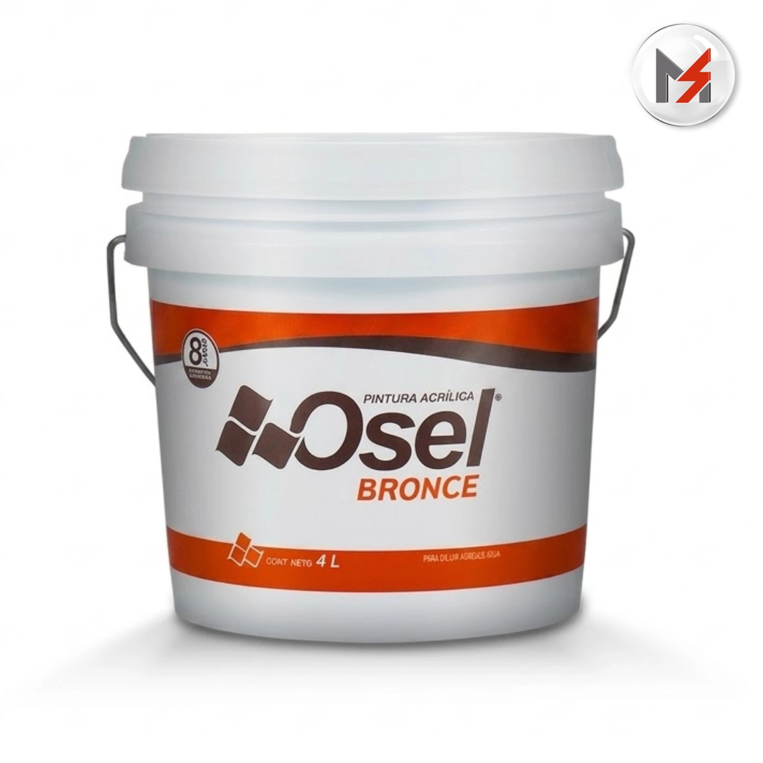 PINTURA VINILICA MATE BASE W OSEL BRONCE SUMAR IGUALADO GA OSEL 1590-G - Mersol Sureste México