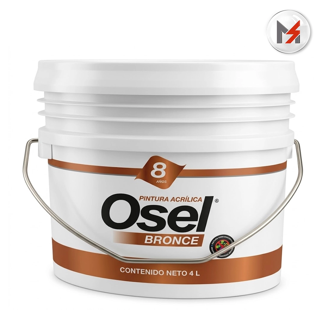 PINTURA VINILICA BLANCO MATE OSEL BRONCE GALON OSEL 1595-G - Mersol Sureste México