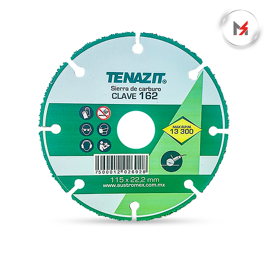 SIERRA CARBURO DE TUNGSTNO P/CORTE DE MADERA MOD 162 AUST