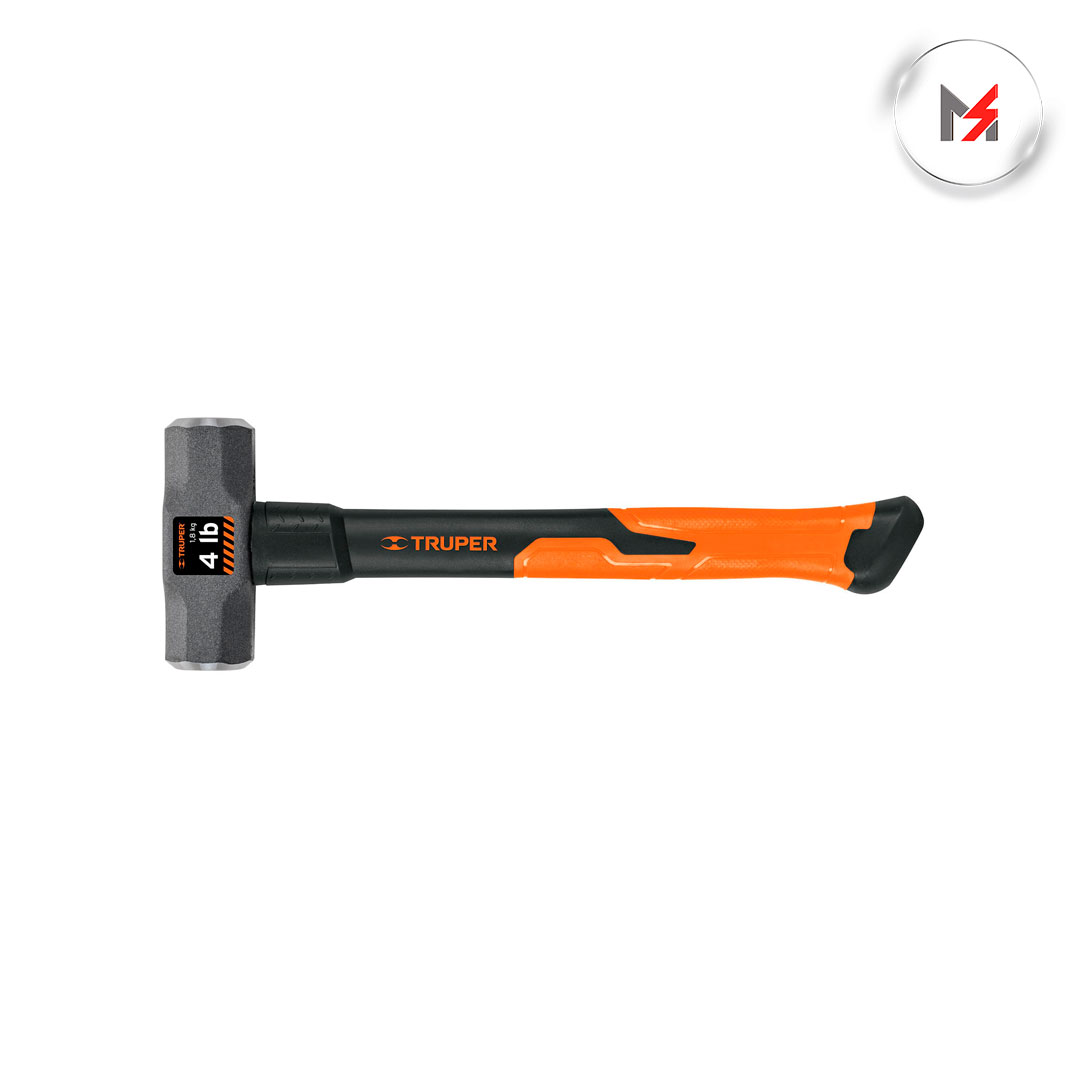 MARRO OCTAGONAL 4 LBS MANGO FIBRA DE VIDRIO TRUPER TRUPER 16536 - Mersol Sureste México