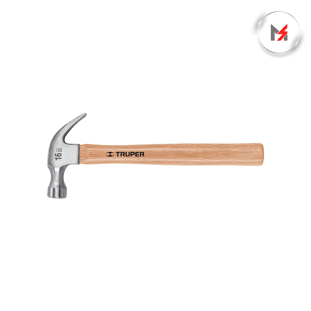 MARTILLO UÑA CURVA 16 OZ X TRUPER TRUPER 16752 - Mersol Sureste México