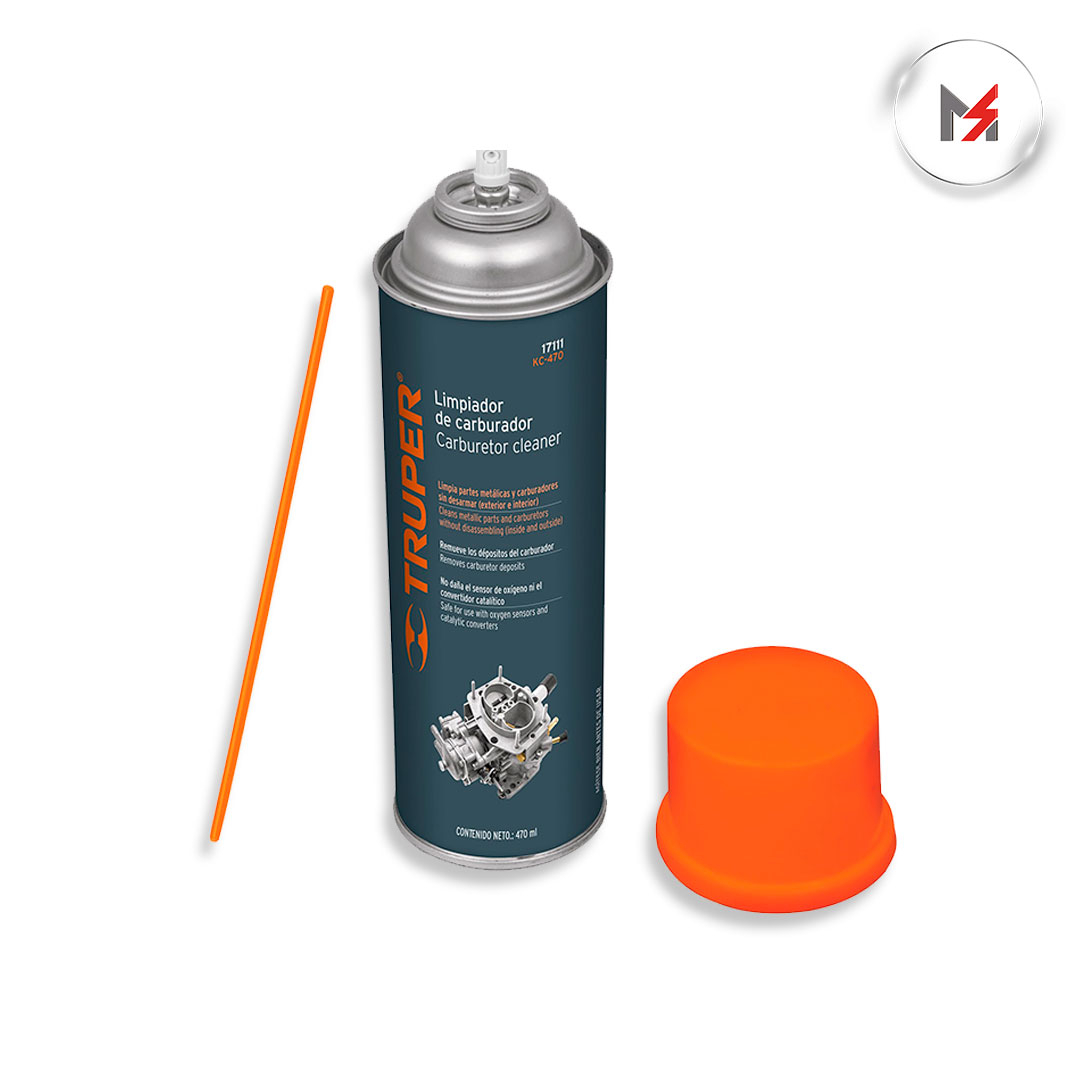 LIMPIADOR DE CARBURADOR DE 470 ML TRUPER TRUPER 17111 - Mersol Sureste México