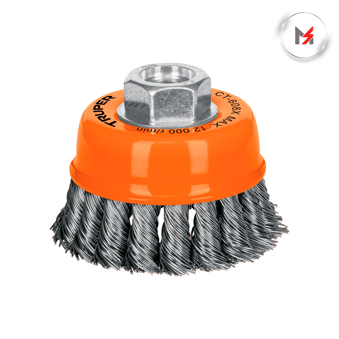 CARDA COPA ALAMBRE TRENZADO GRUESO 3X5/8in TRUPER TRUPER 17529 - Mersol Sureste México