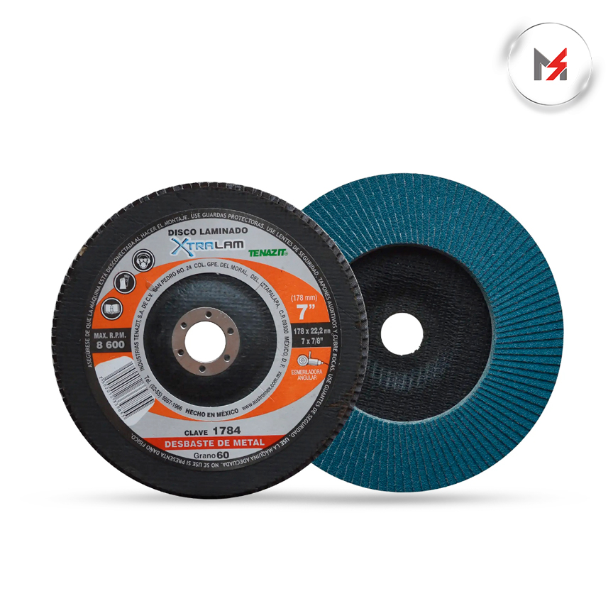 DISCO LAMINADO XTRALAM GRANO 60 7 X 7/8In AUS AUSTROMEX 1784 - Mersol Sureste México