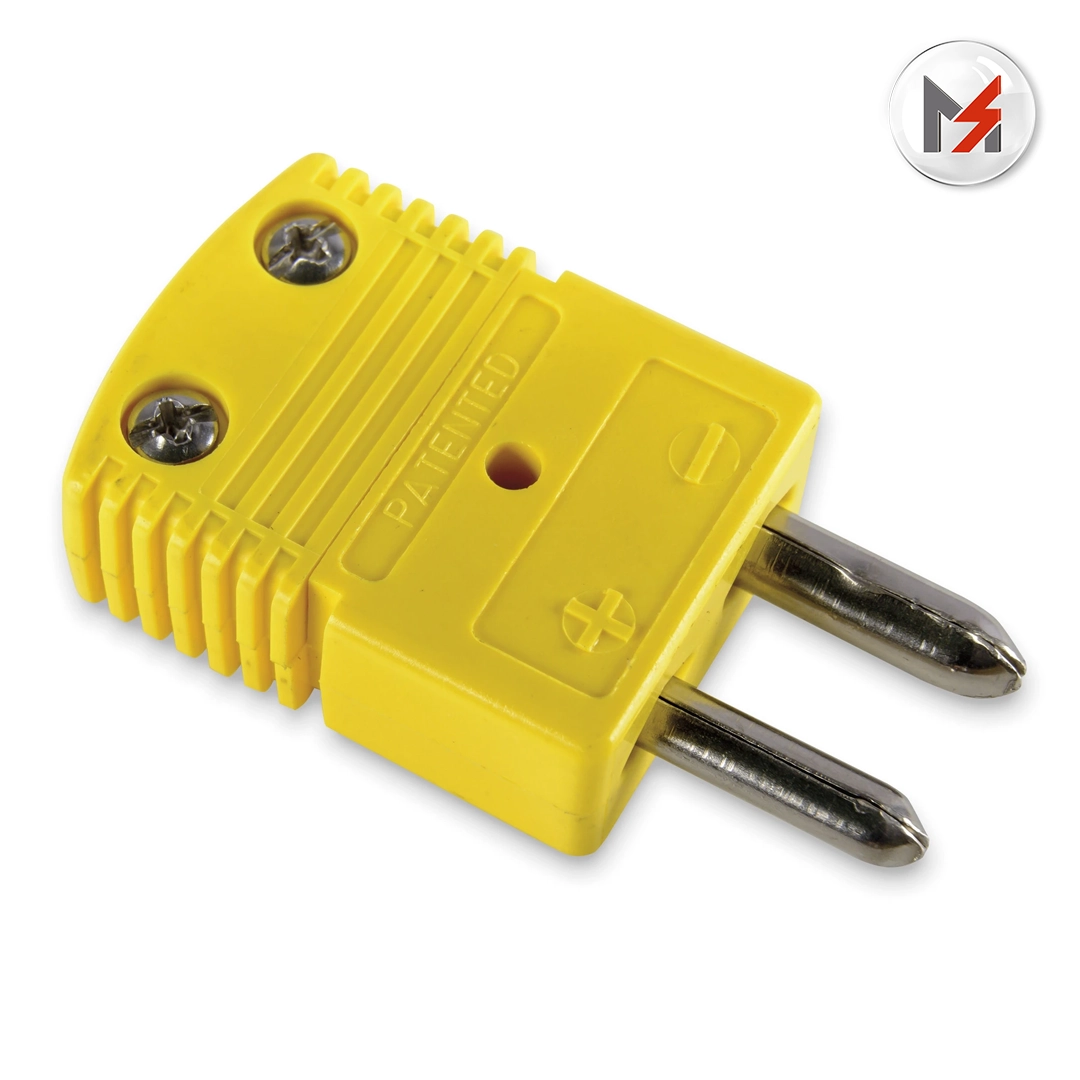CONECTOR TC TIPO K 2 PIN MACHO (PACK 10) MILLER 195098 - Mersol Sureste México