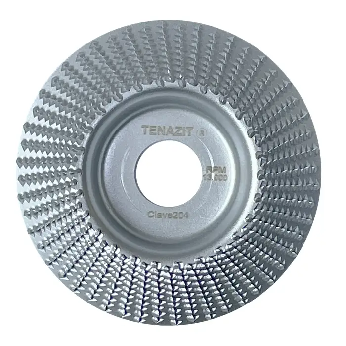 DISCO DE METAL 4 x 7/8" PARA DESBASTE DE MADERA BISEL TENAZIT AUSTROMEX AUSTROMEX 204 - Mersol Sureste México