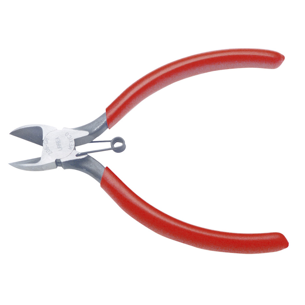 PINZA CORTE DIAGONAL 4-3/16in CON RESORTE URREA URREA 204GR - Mersol Sureste México
