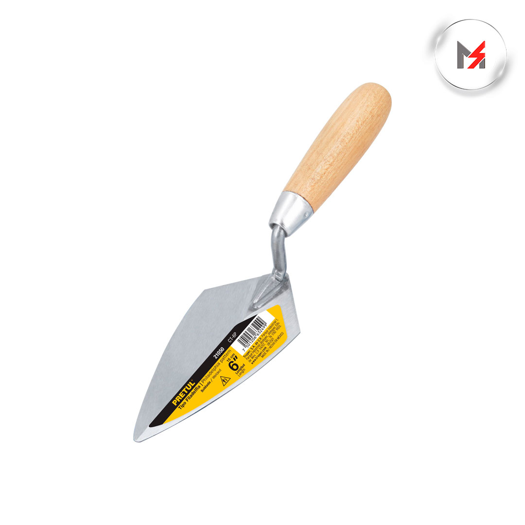 CUCHARA PARA ALBAÑIL 6in TIPO FILADELFIA X PRETUL TRUPER 21050 - Mersol Sureste México