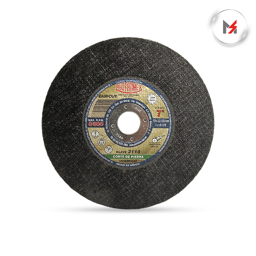 DISCO CORTE PIEDRA 7 x 1/8 x 7/8 EASYCUT AUSTROMEX AUSTROMEX 2118 - Mersol Sureste México